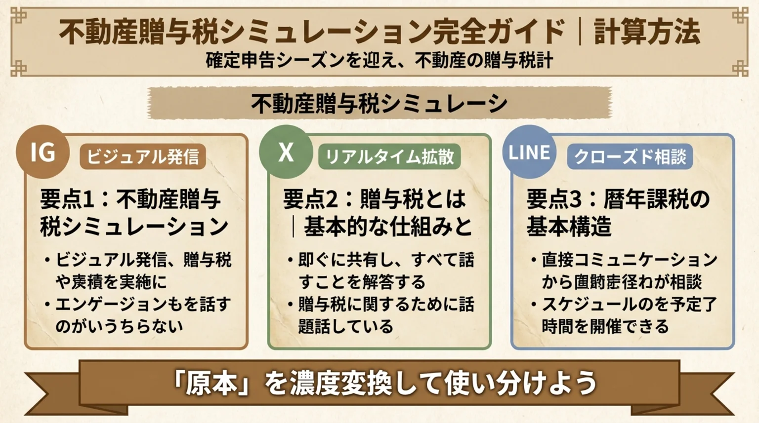 不動産贈与税シミュレーション完全ガイド|計算方法から特例まで保存版解説