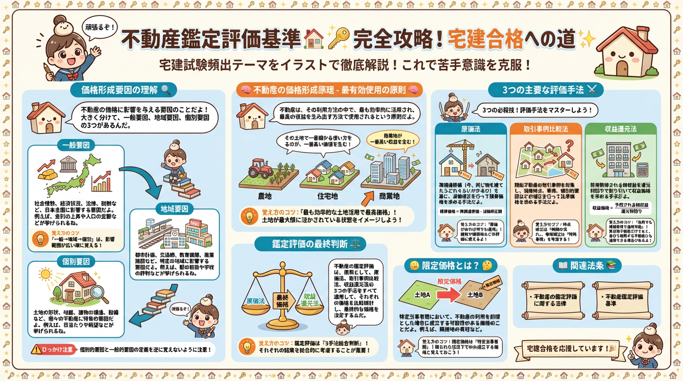 不動産鑑定評価基準の完全図解の図解｜宅建業法