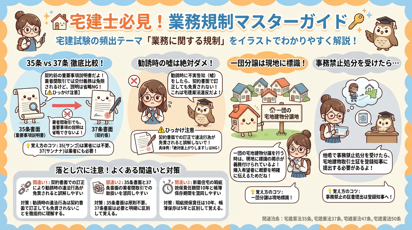業務に関する規制の完全図解の図解｜宅建業法