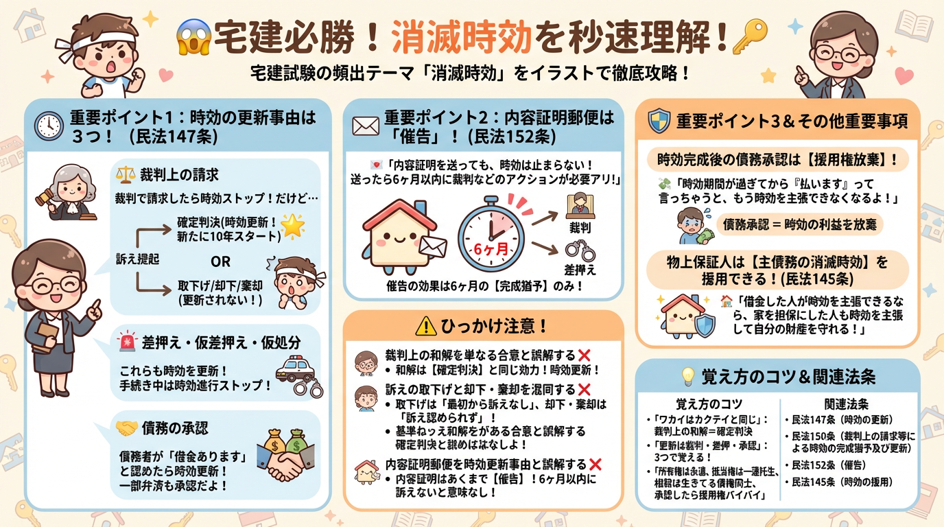 消滅時効の完全図解の図解|民法(権利関係)
