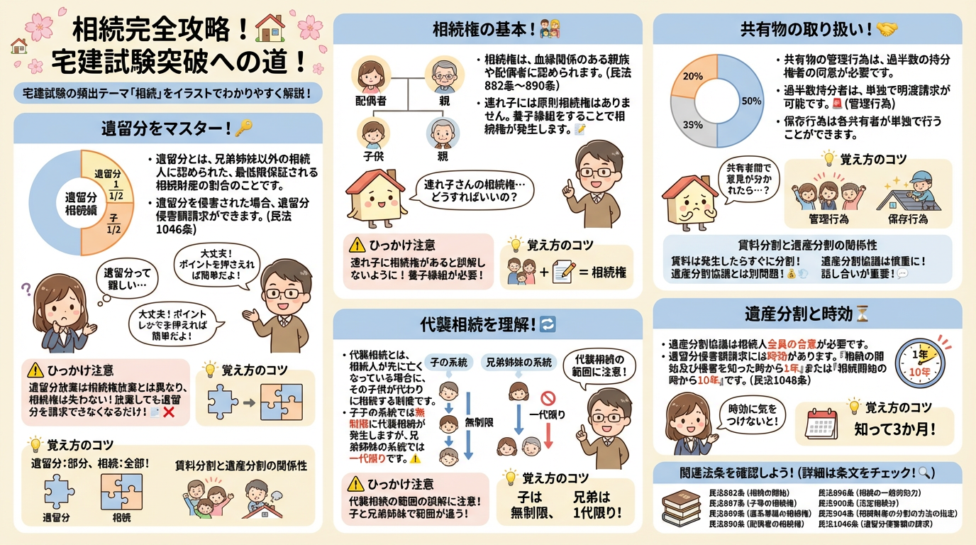 相続の完全図解の図解|民法(権利関係)