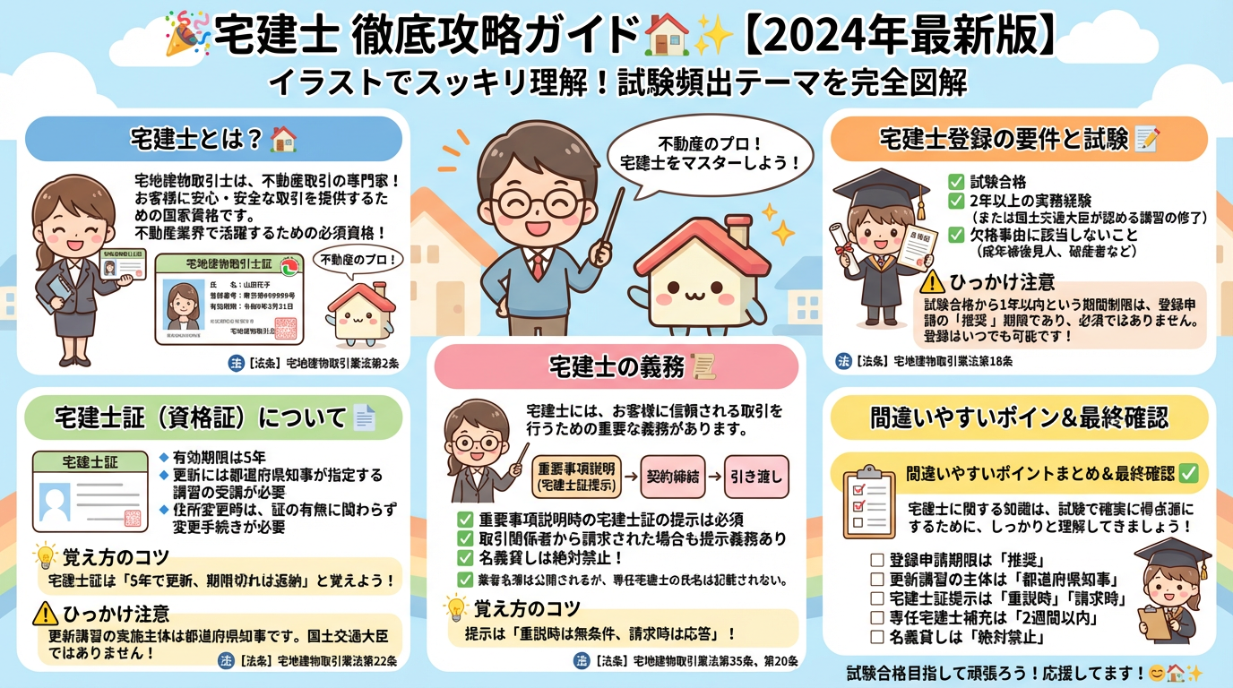 宅建士の完全図解の図解｜宅建業法
