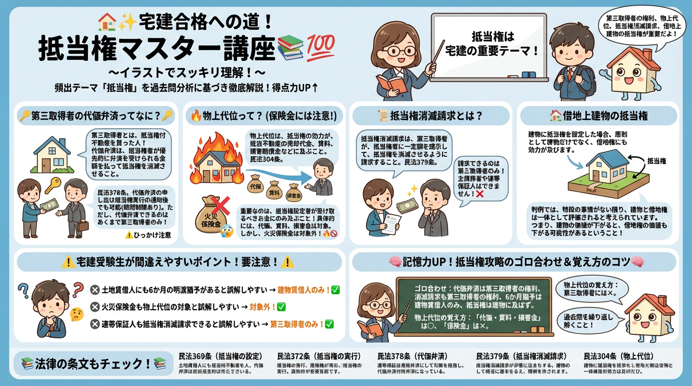 抵当権の完全図解の図解|民法(権利関係)