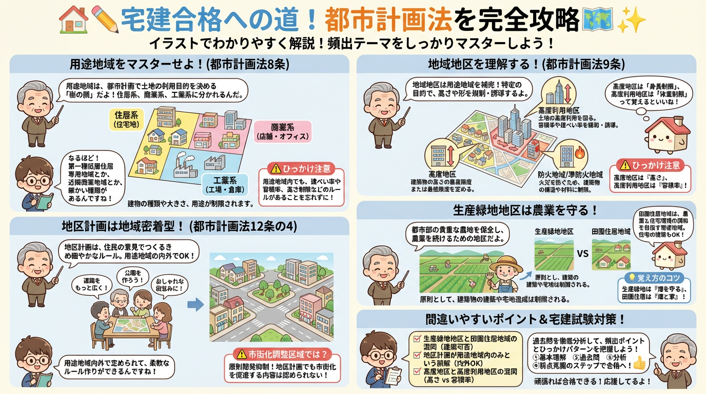 都市計画法の完全図解の図解｜法令上の制限