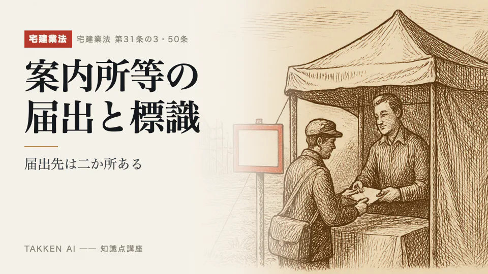 案内所等の届出と標識の3分講座