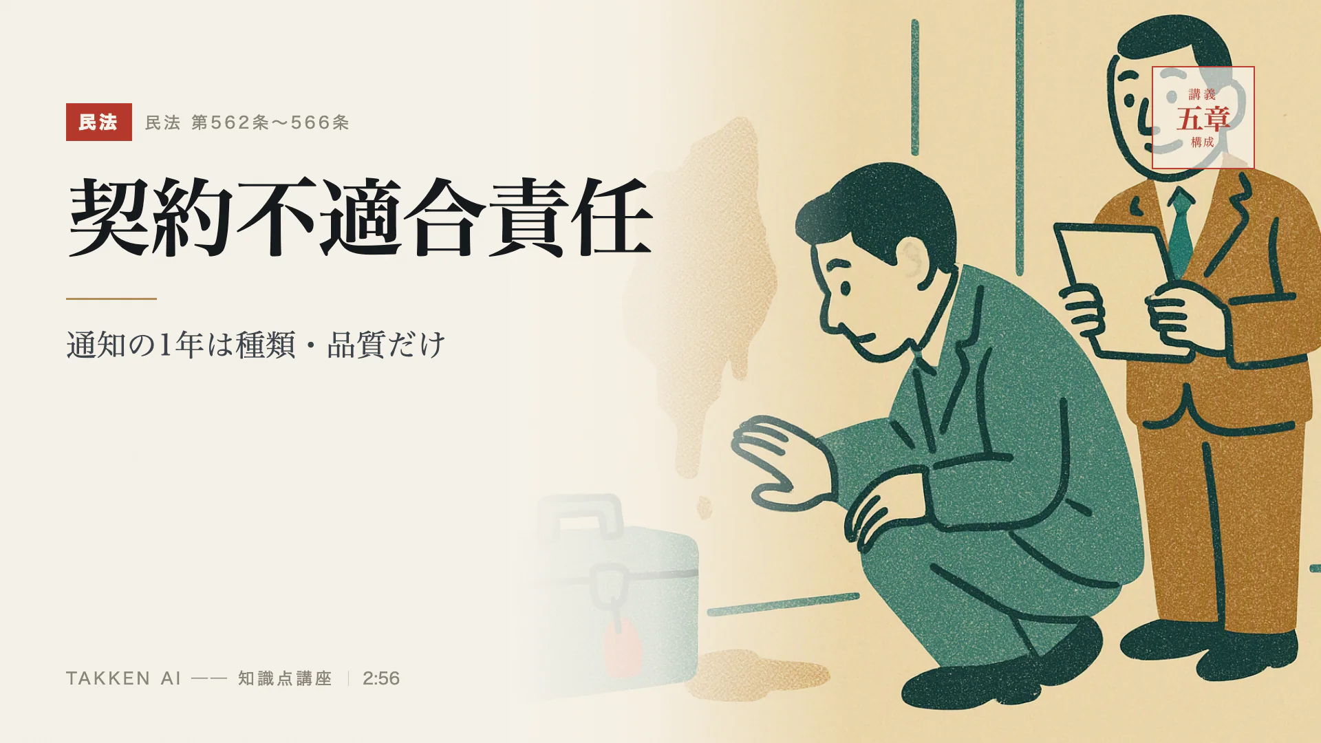 契約不適合責任の3分講座(プレビュー)