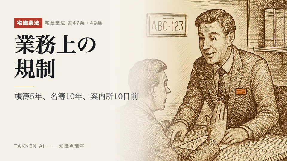 業務上の規制の3分講座