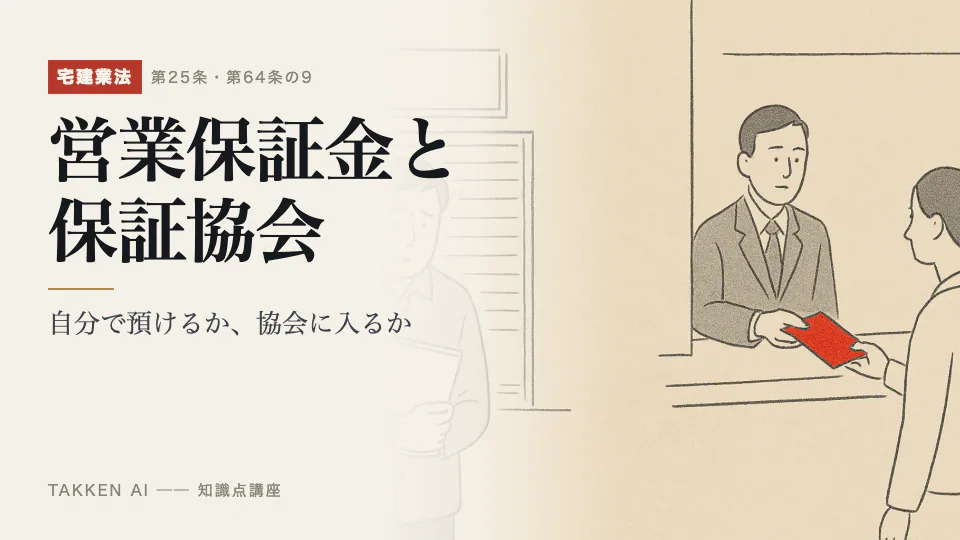 営業保証金と保証協会の3分講座
