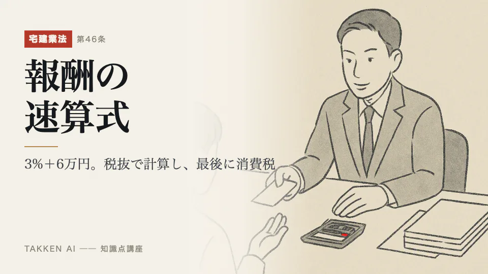 報酬の速算式の3分講座