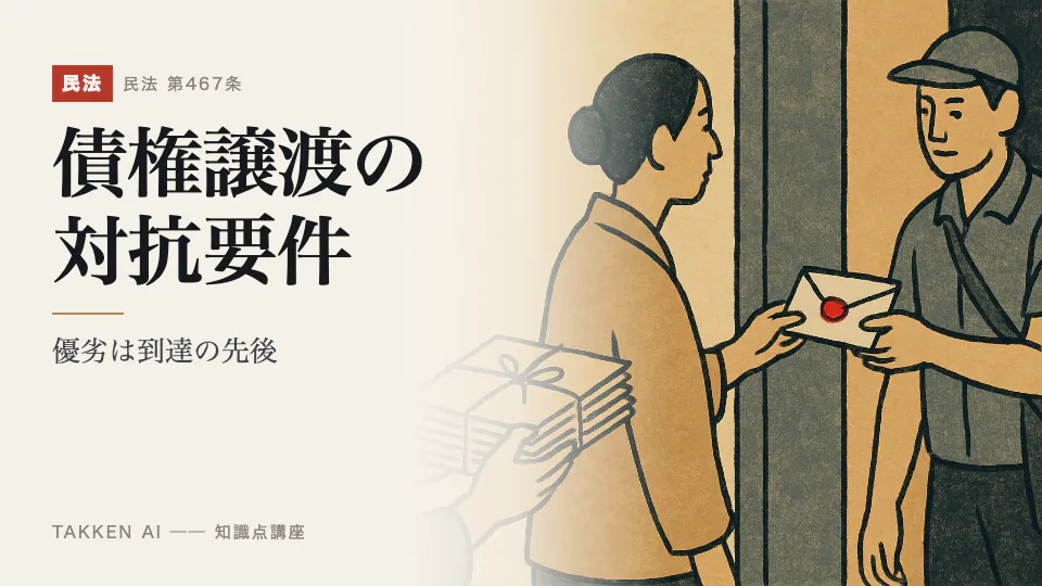 債権譲渡の対抗要件の3分講座