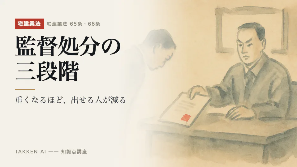監督処分の三段階の3分講座