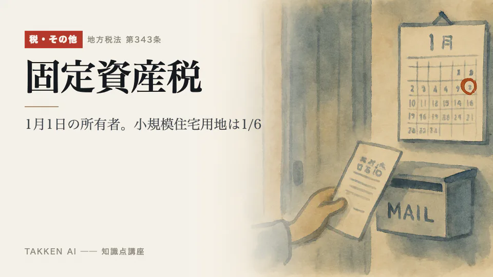 固定資産税の3分講座