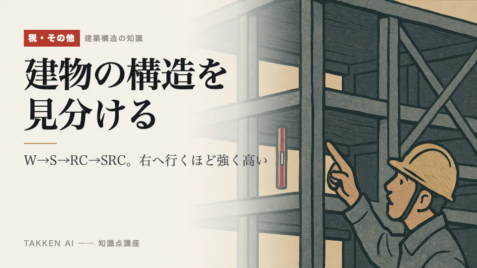 建物の構造を見分けるの3分講座